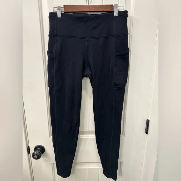 Athleta Altitude Stash Tight Polartec Powerstretch Pants Fleece Lined M - Picture 3 of 7